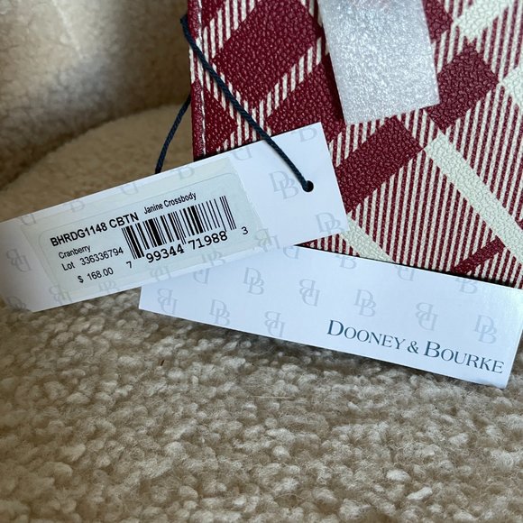Dooney & Bourke Janine Crossbody Cranberry NWT - Picture 5 of 12